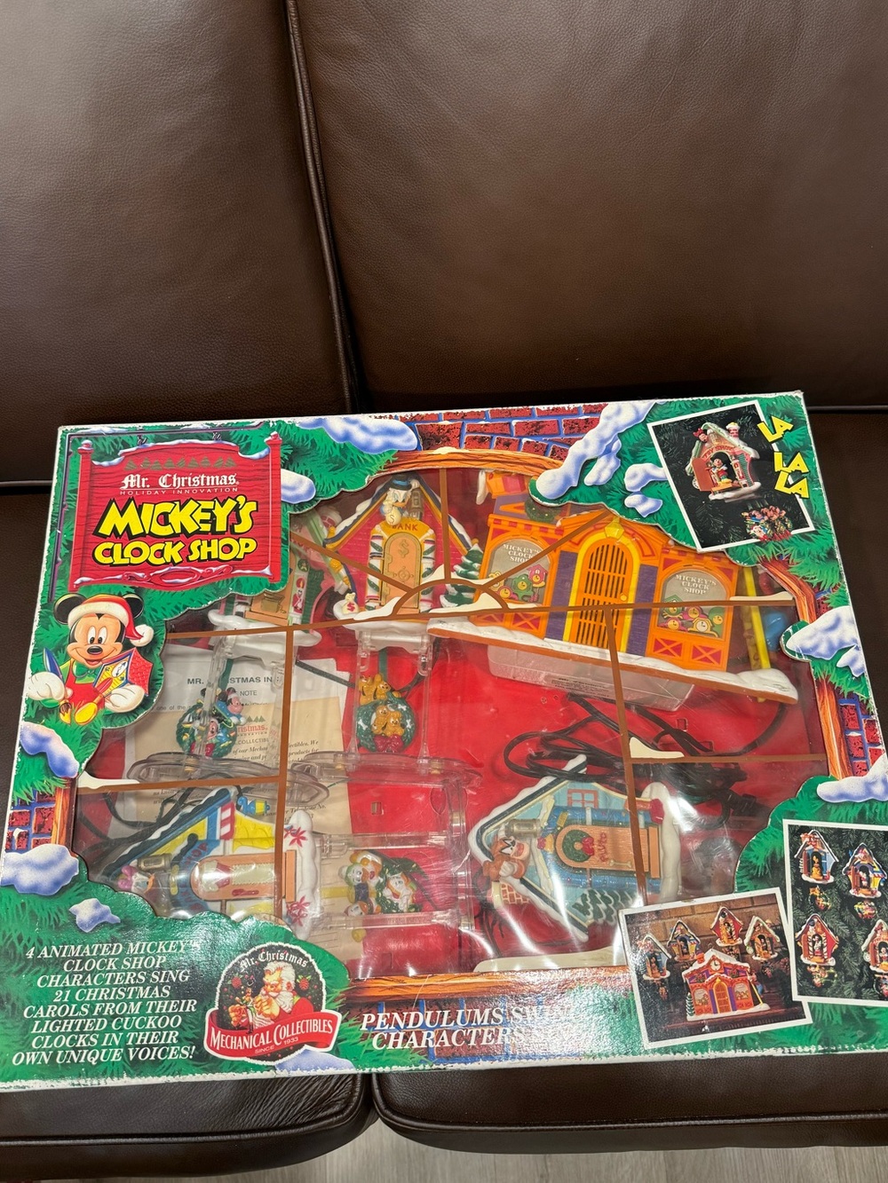 Mr. Christmas Mickey’s Clock Shop Vintage Disney Collectable Christmas Decor